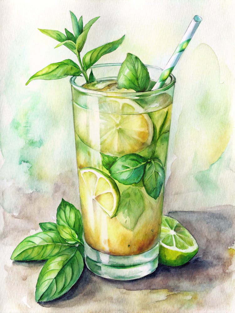 Basil Lemon Cooler Italy (1)