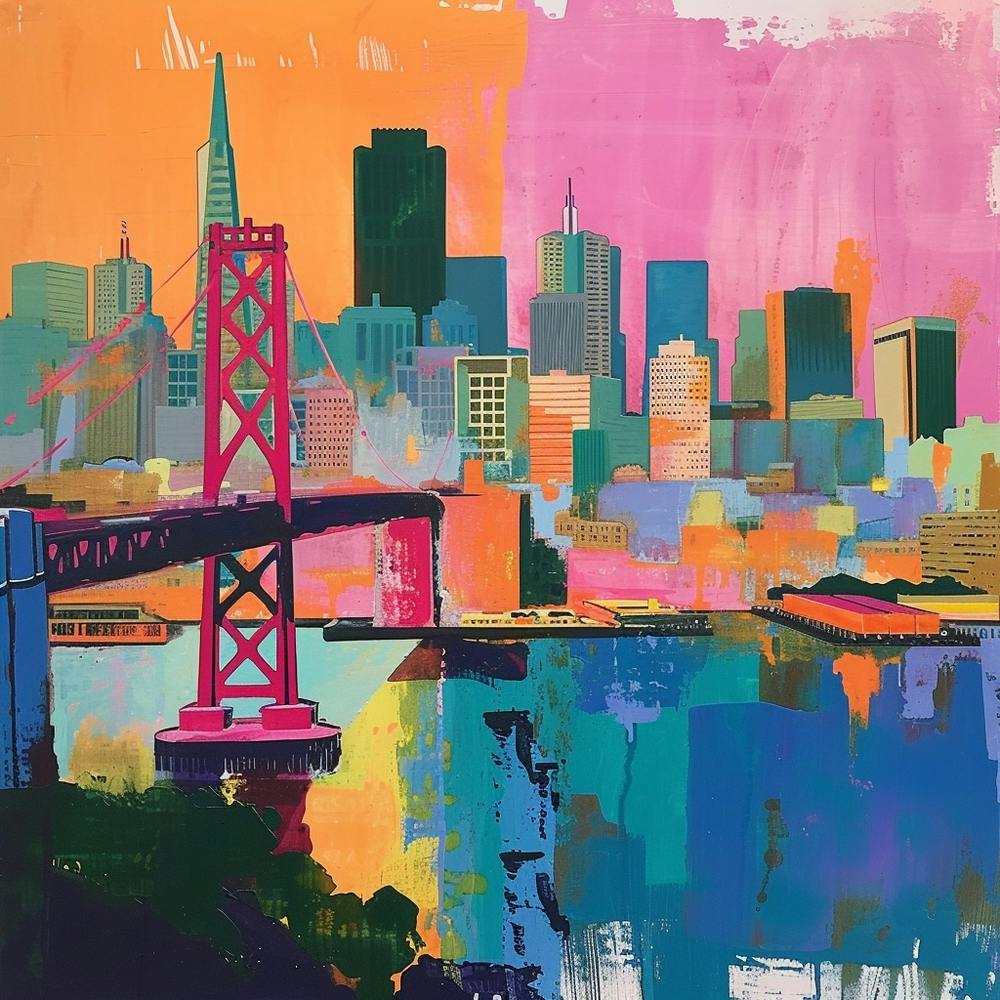 Abstract Travel Collection San Francisco Usa 4