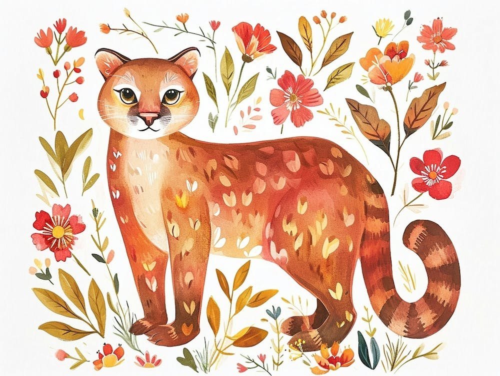 Little Floral Cougar 1