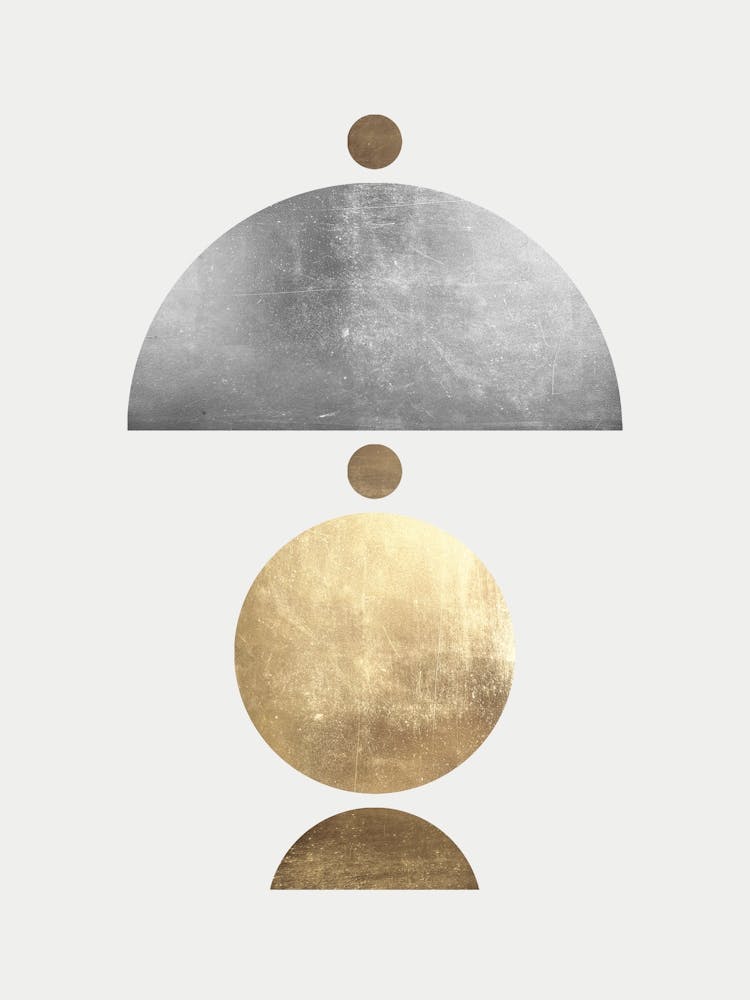 Gold and metal geometry 6