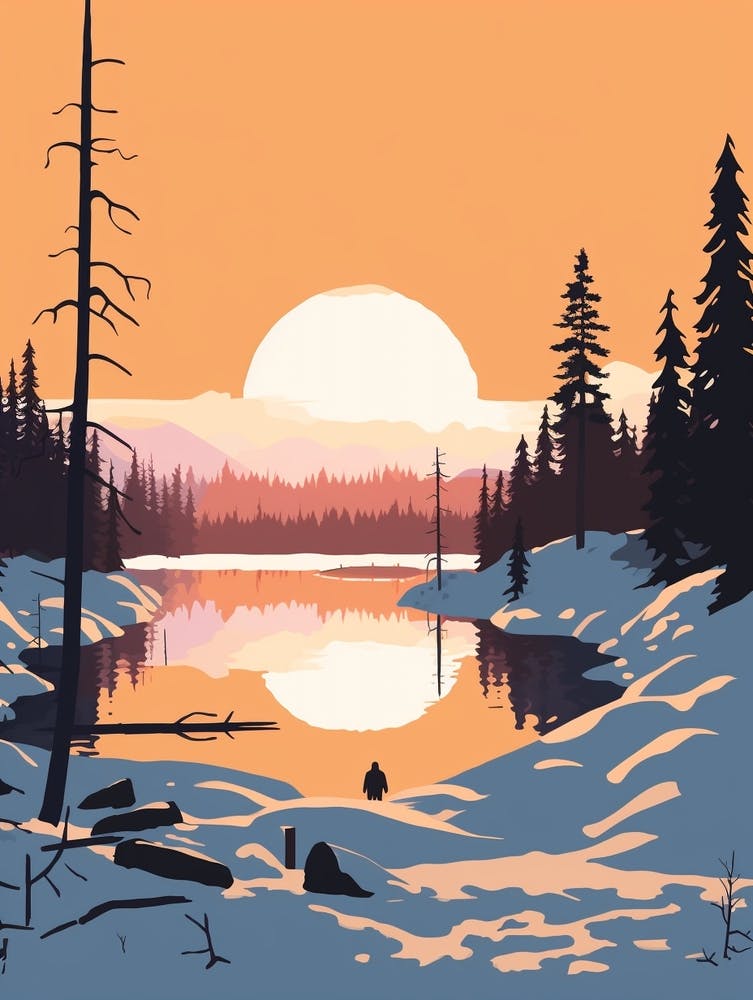 Finland 4 Travel Illustration