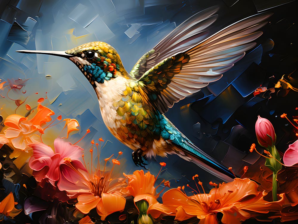 Wings Of Harmony Bird In Unison