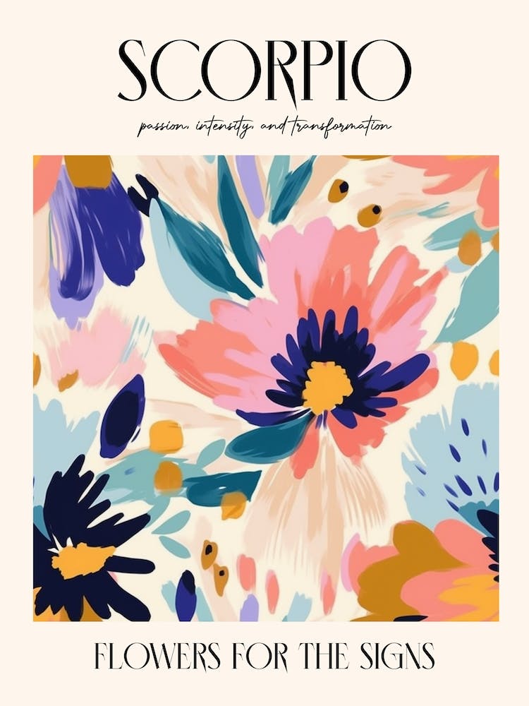 Flowers For The Signs Scorpio 1 Zodiac Sign