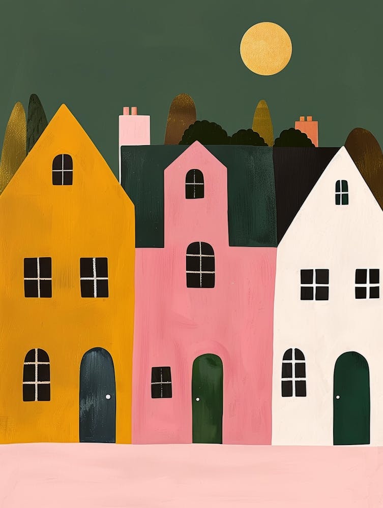 Houses At Night
