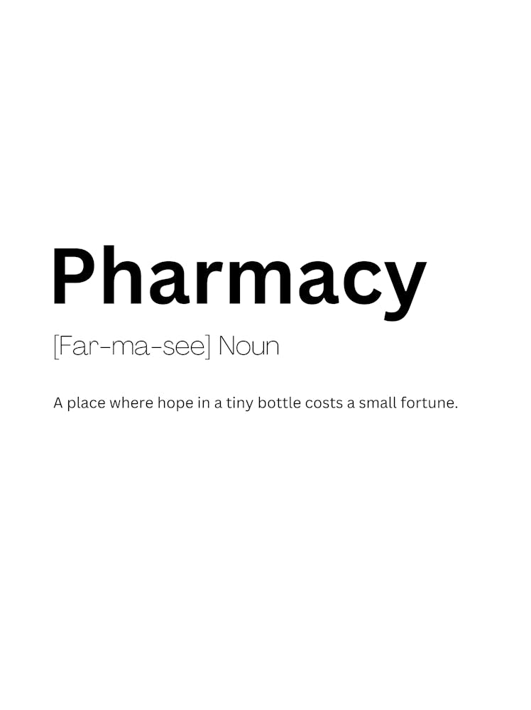 Pharmacy Definition Meaning