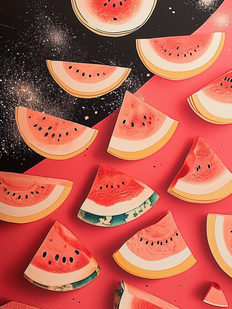 Art Deco Watermelon 2