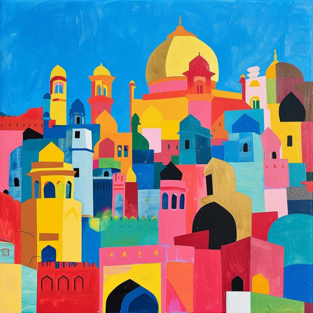 Abstract Travel Collection Delhi India 3