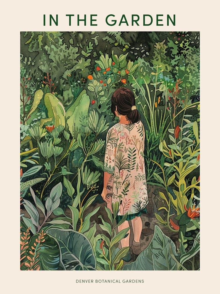 In The Garden Poster Denver Botanical Gardens 1