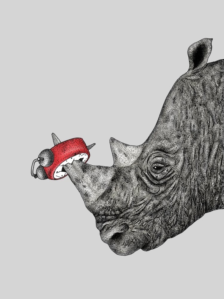 Tired Rhino