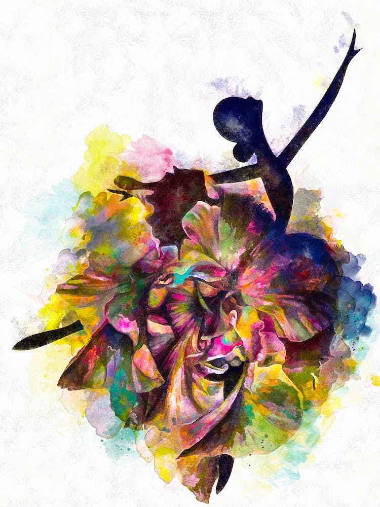 Dancing With A  Flower