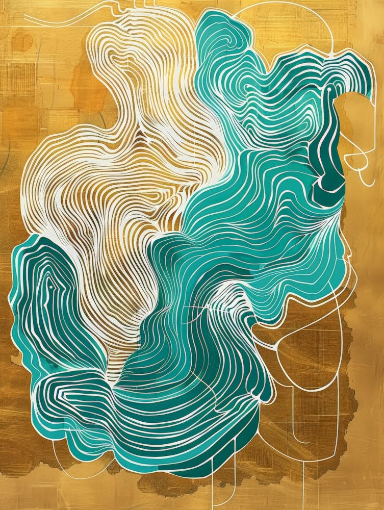 Abstract Wave Painting 9