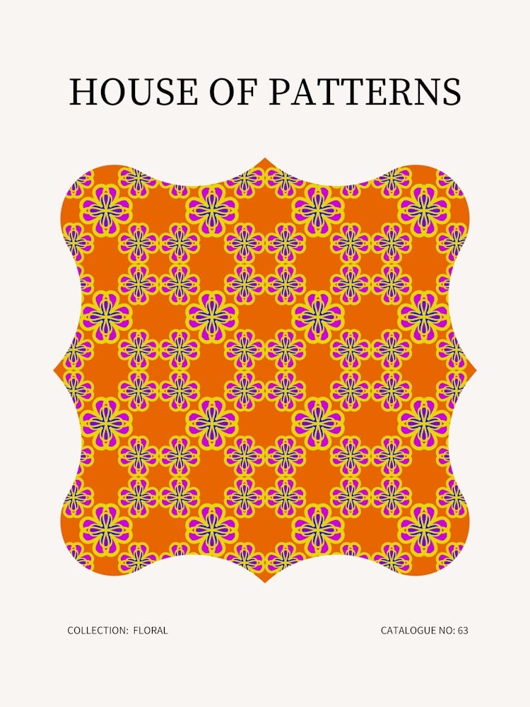 Blumenmuster Poster 63