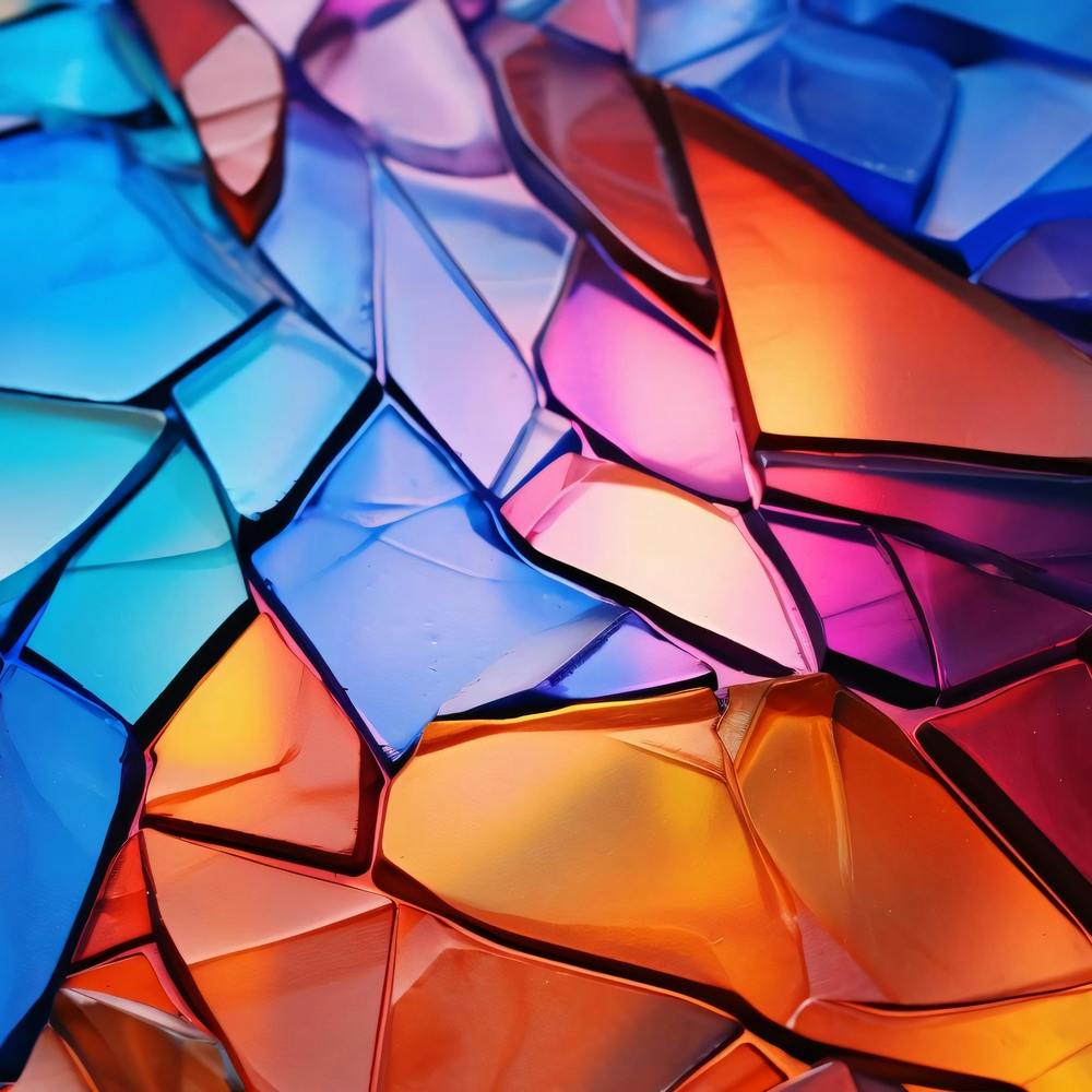 Colorful Glass Mosaic