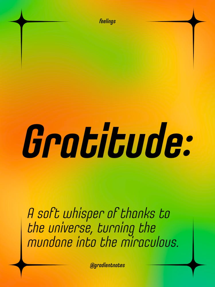 Gratitude - Quotes - Positive - GradientNotes