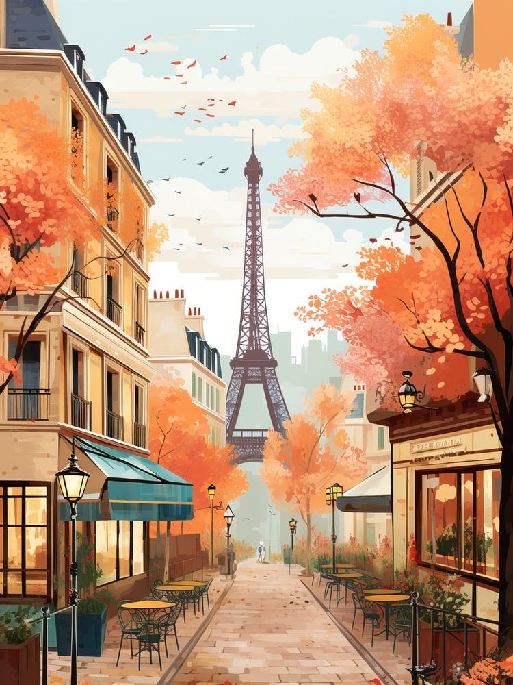 Paris Im Herbst Reisekunst 3