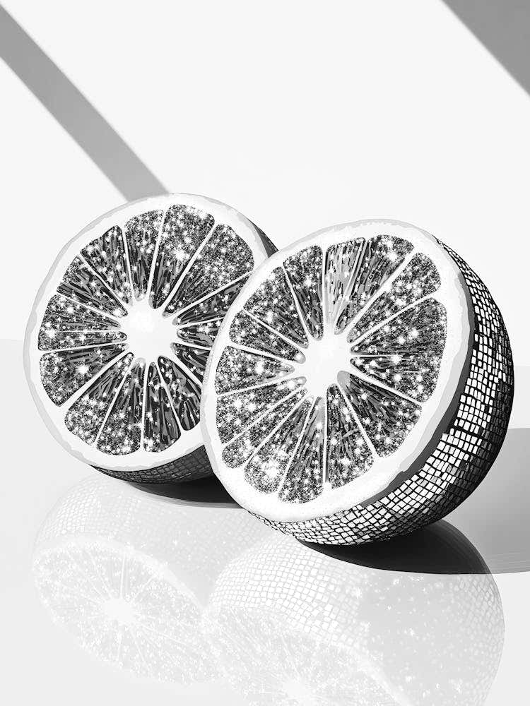 Two Slices Of Orange 1