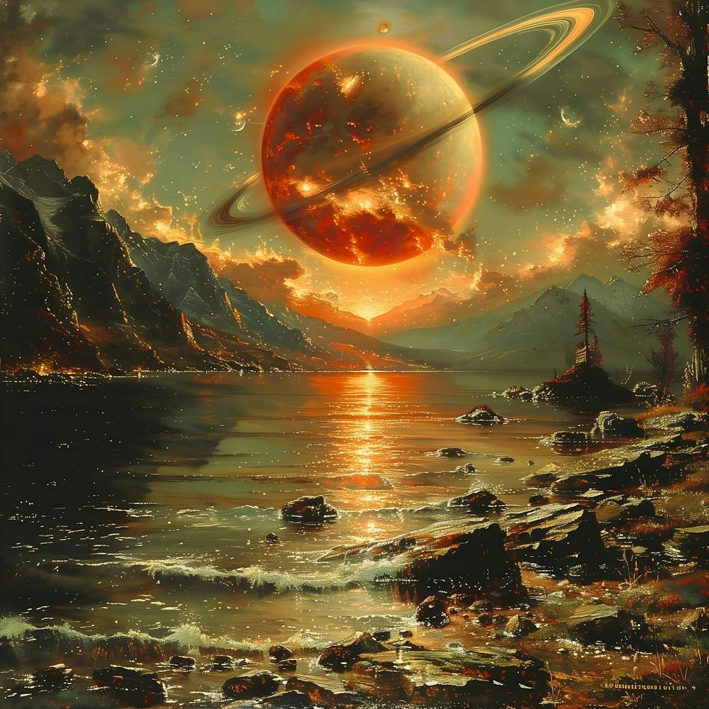 Saturn, Impressionism And Surrealism