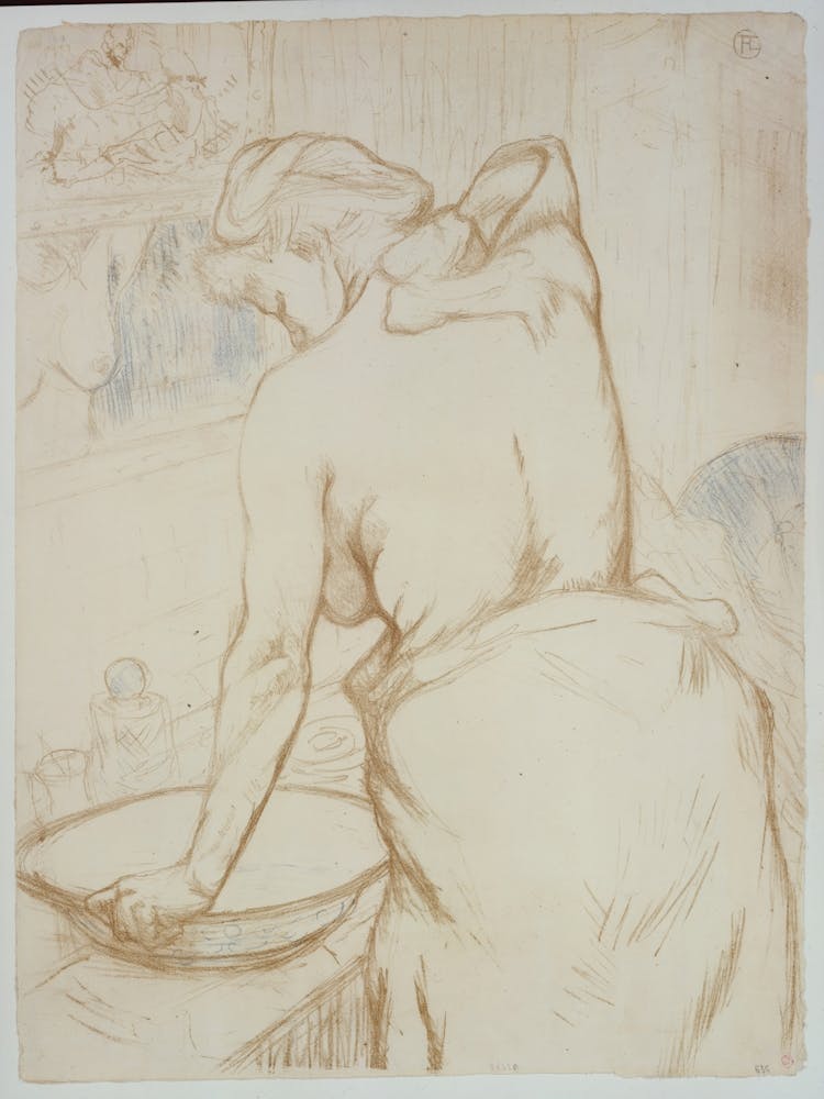 Washing (1896), Henri de Toulouse-Lautrec