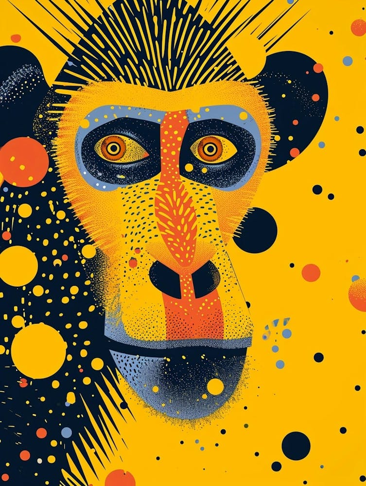 Yellow Baboon 4