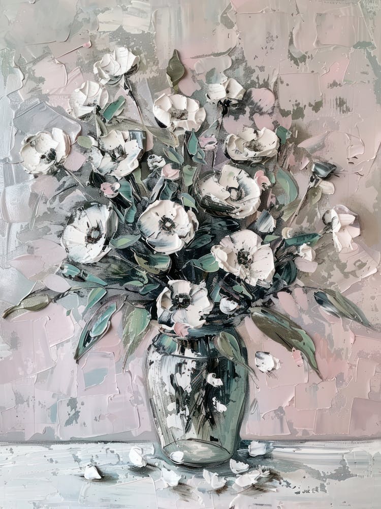 A World Of Flowers Cosmos 3 Painting