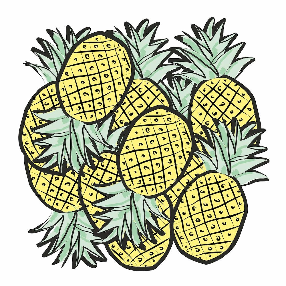Cuddling Pineapples