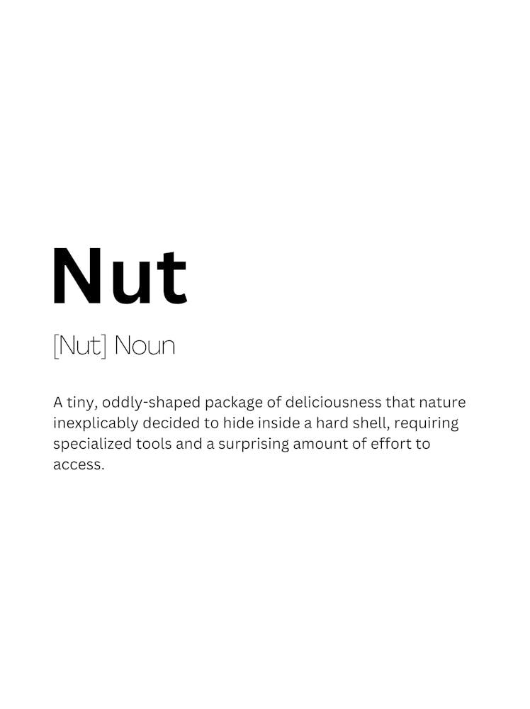 Nut Definition Meaning 1