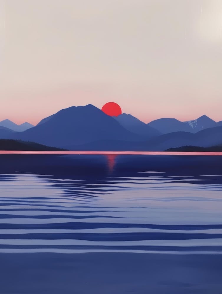 Sunset In The Mountains 78