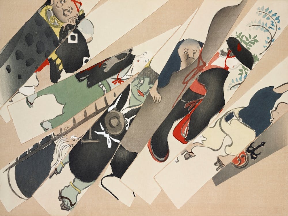 Blades From Momoyogusa –Flowers Of A Hundred Generations , Kamisaka Sekka