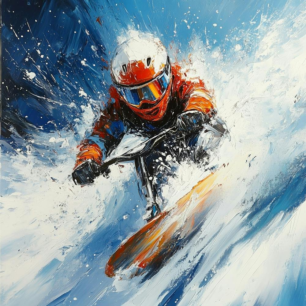 'Snowboarder' Art 1