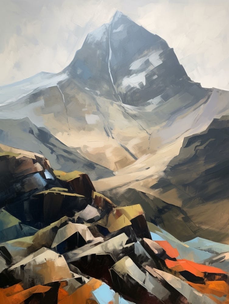 Scafell England 7 Mountain Painting