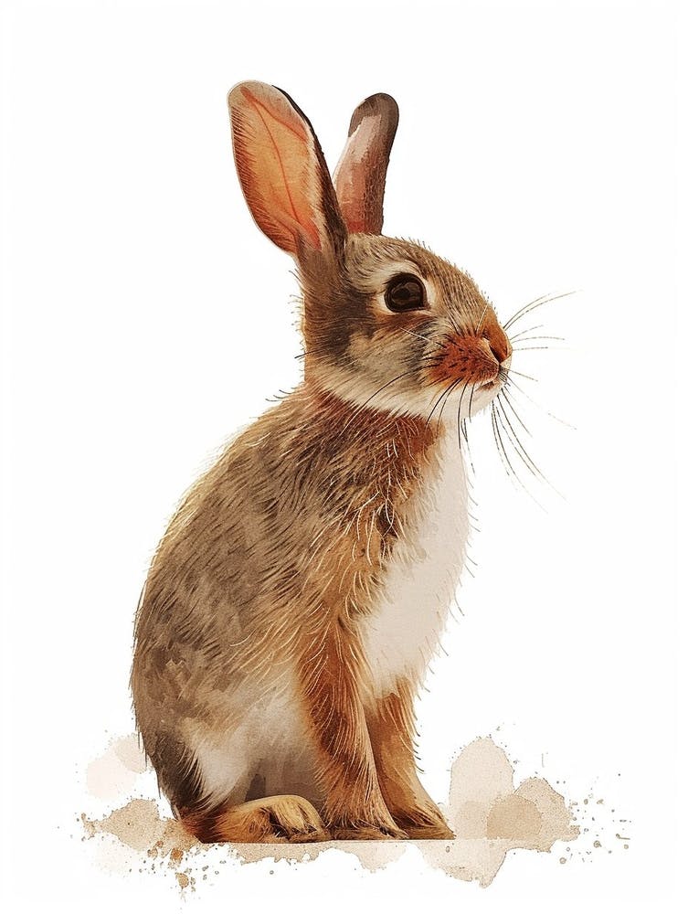 Britannia Petite Rabbit Nursery Illustration 2