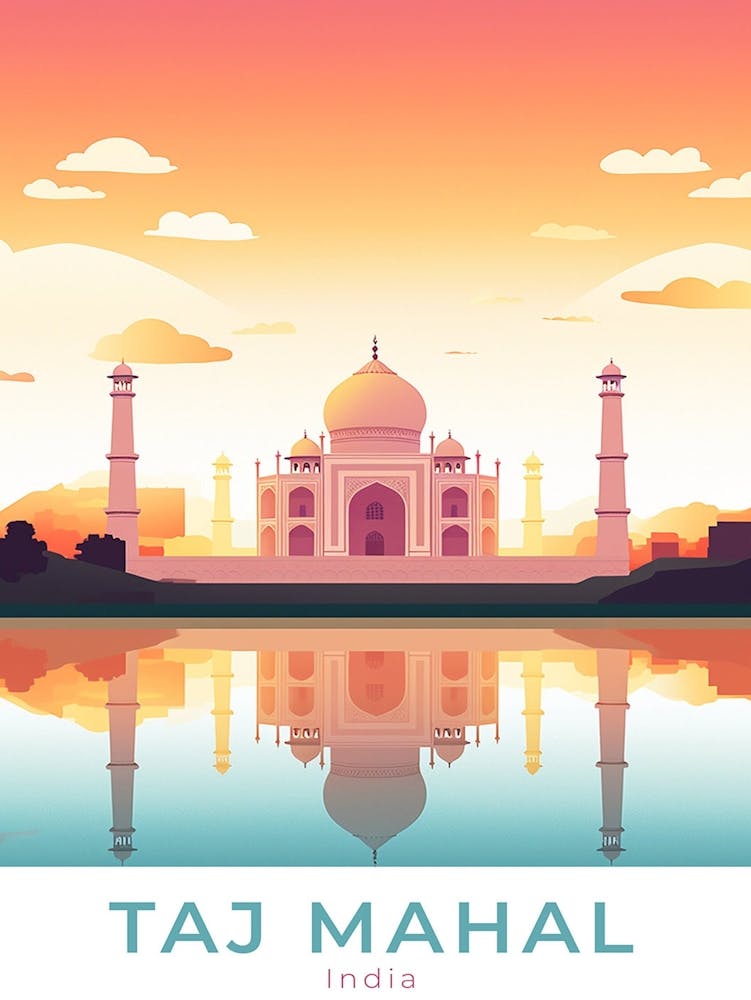 India Taj Mahal Travel 1