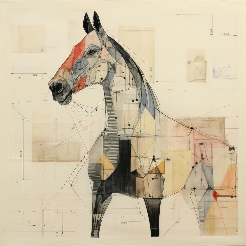 Abstract Equines Collection 43