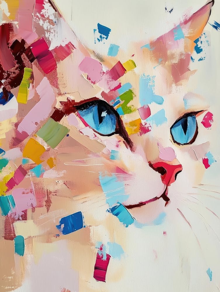 Cat With Blue Eyes 6