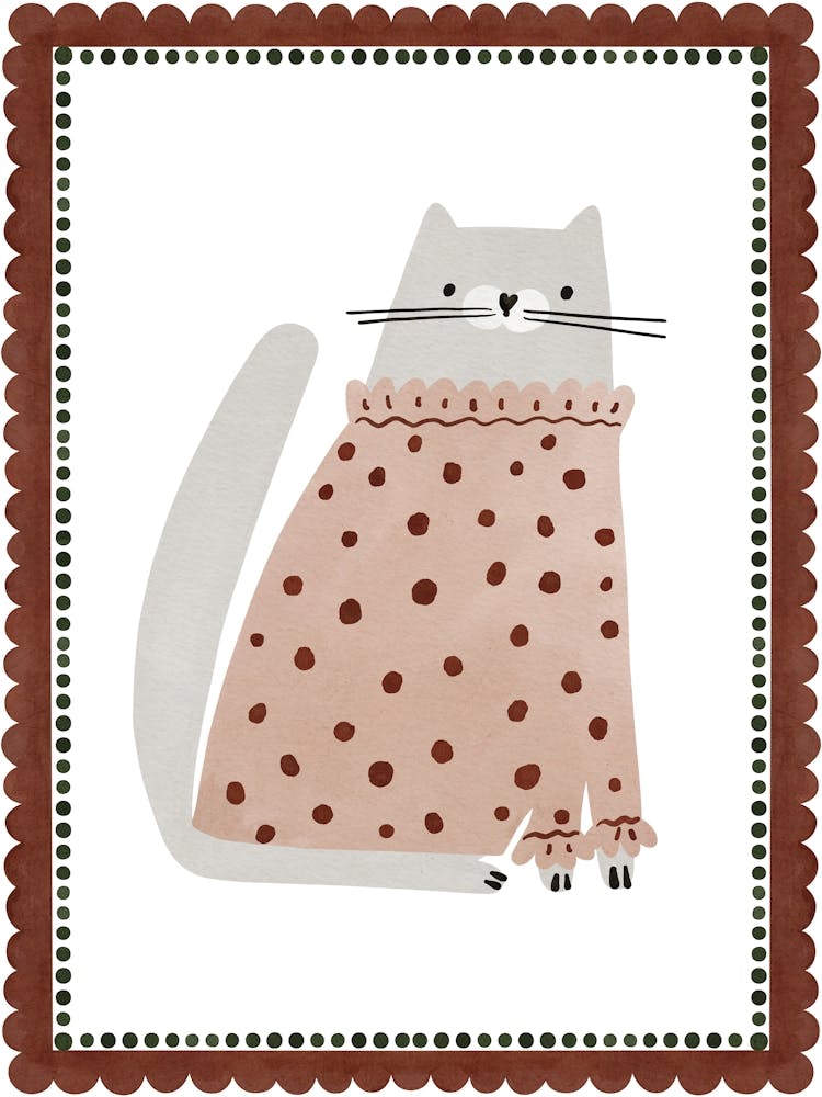 Rosa Katze