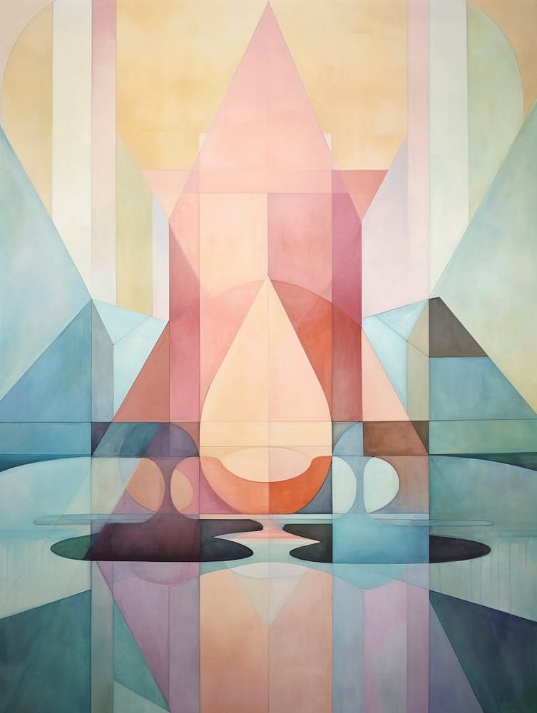 Water Geometric Abstract 15