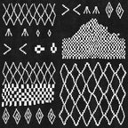 Moroccan Patchwork In Black