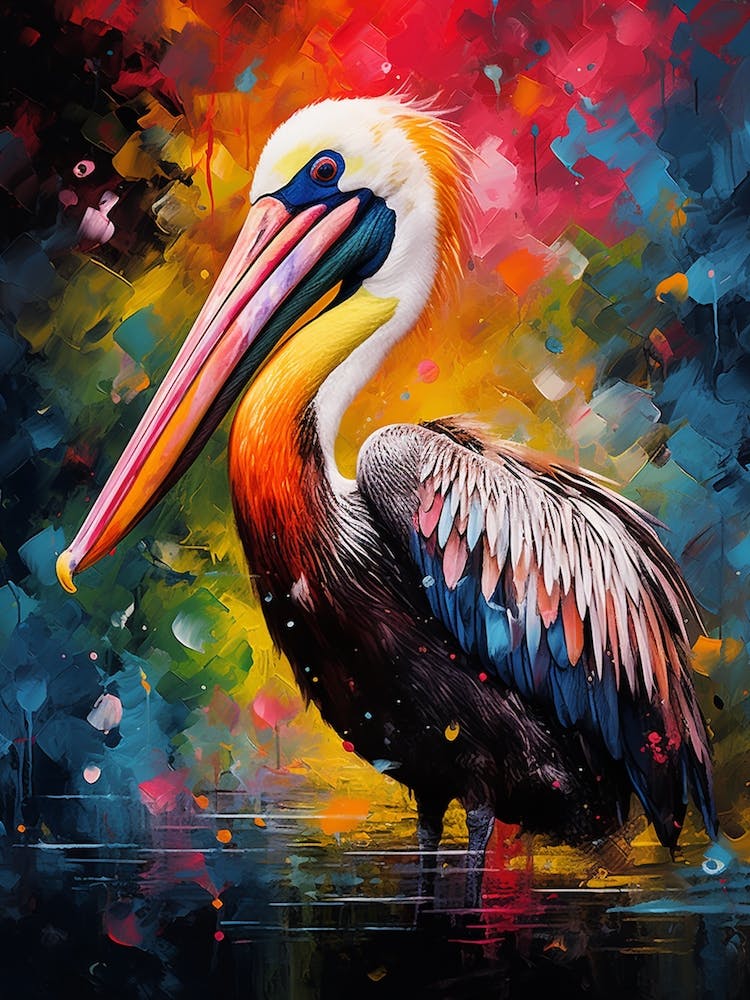 Digital Illustration Of Pelican