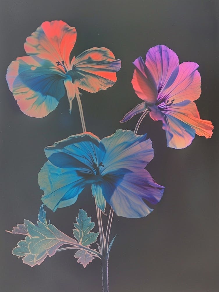 Iridescent Flower Geranium 1