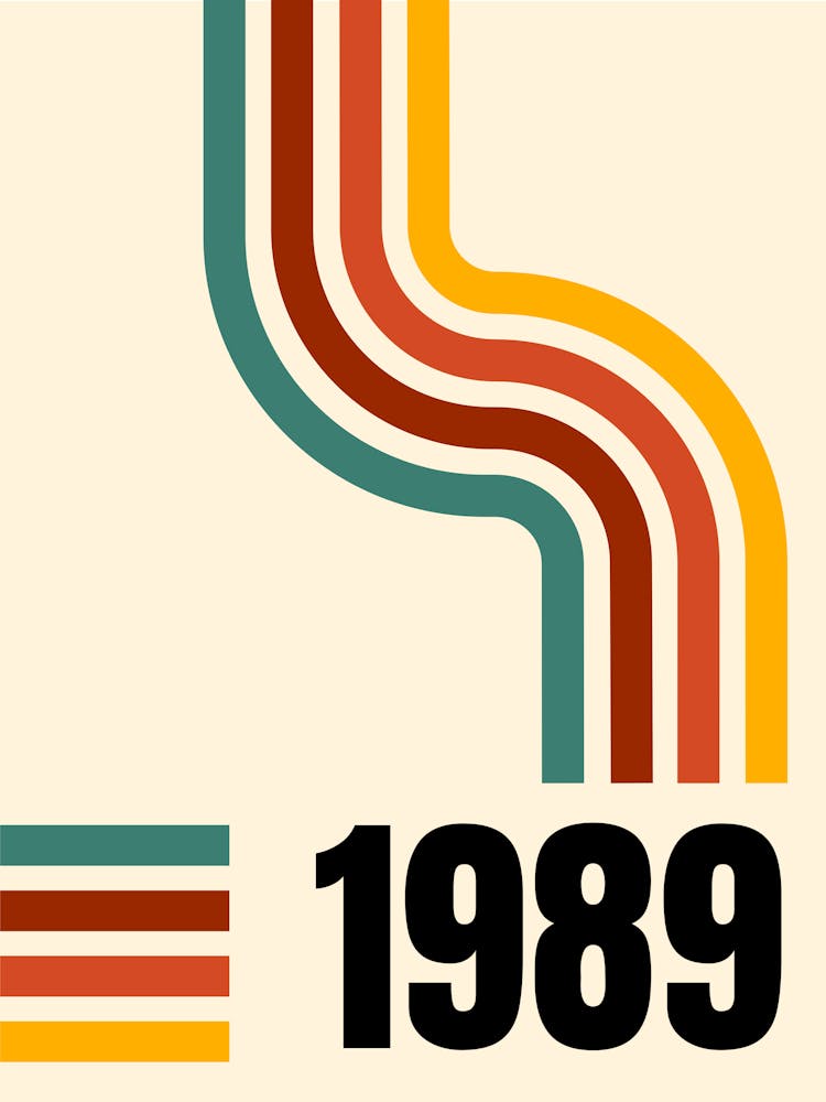 Year 1989 retro