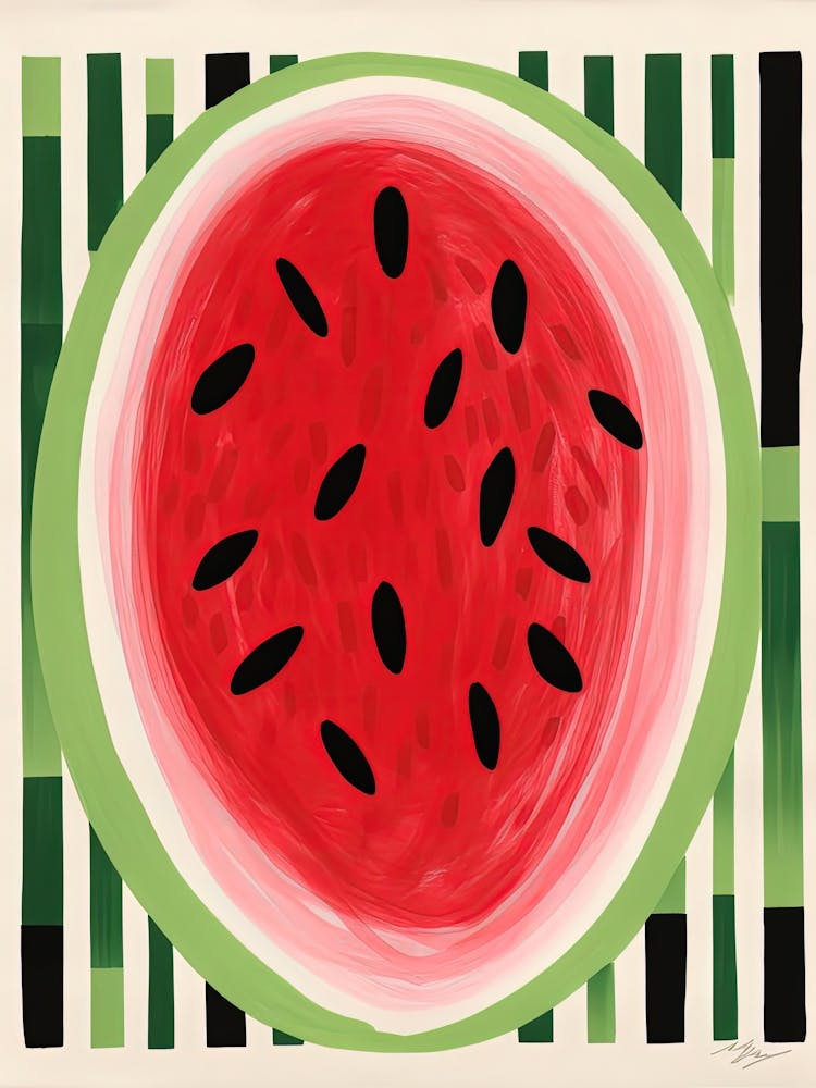 Watermelon Fruit Summer Illustration 3