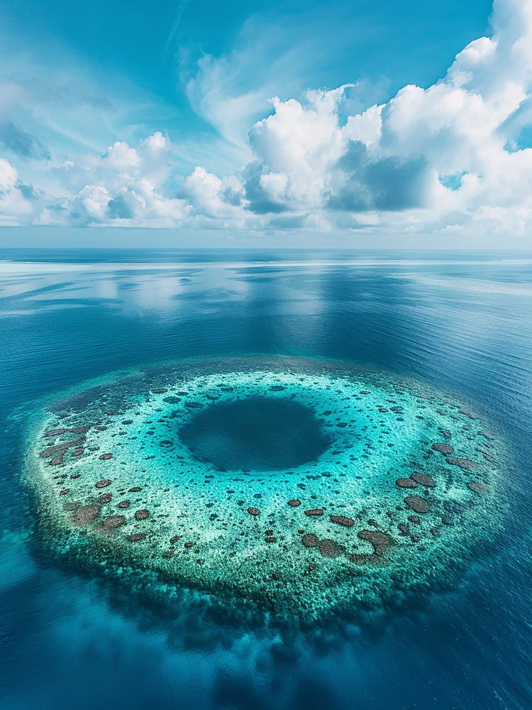 Blue Hole In Maldives