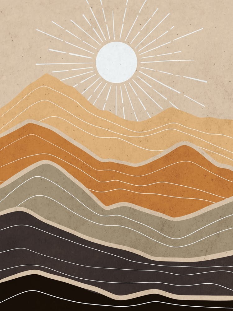 Sunrise Over The Mountains 1