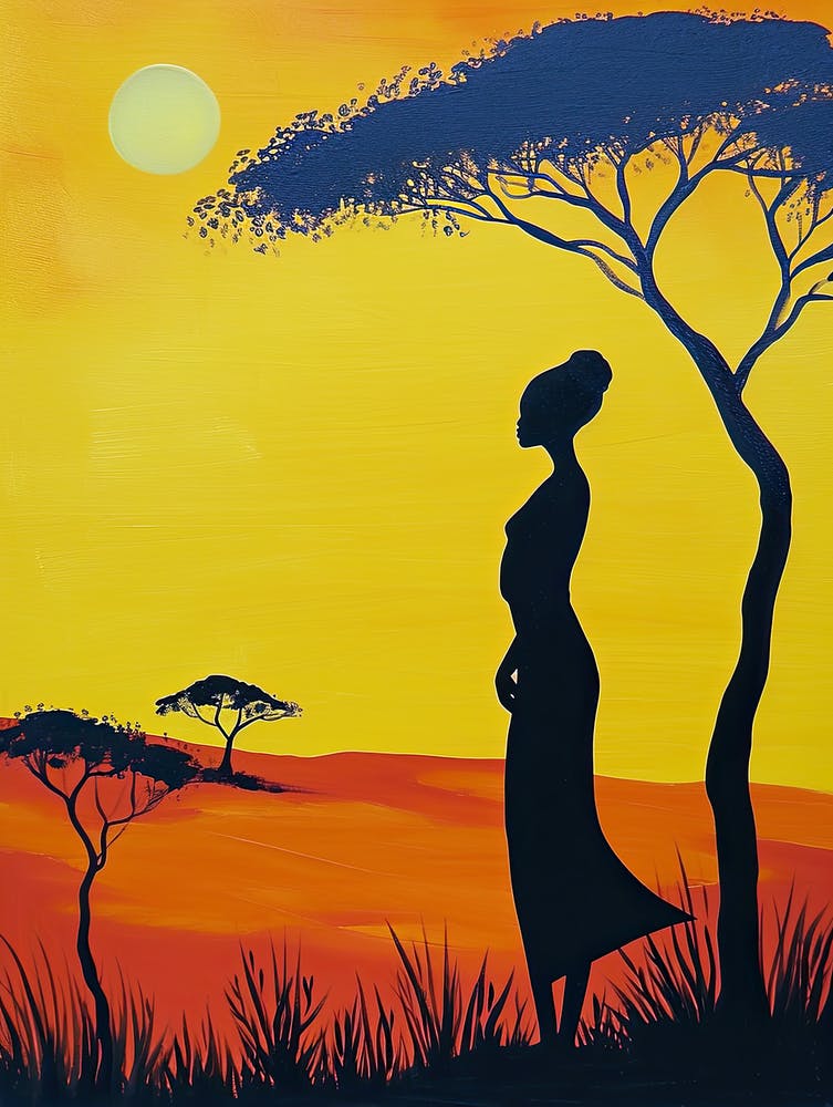 The African Woman; Eine Boho-Darstellung