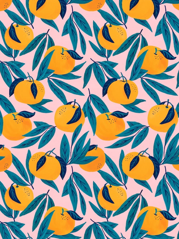 Mandarin Pattern Pink