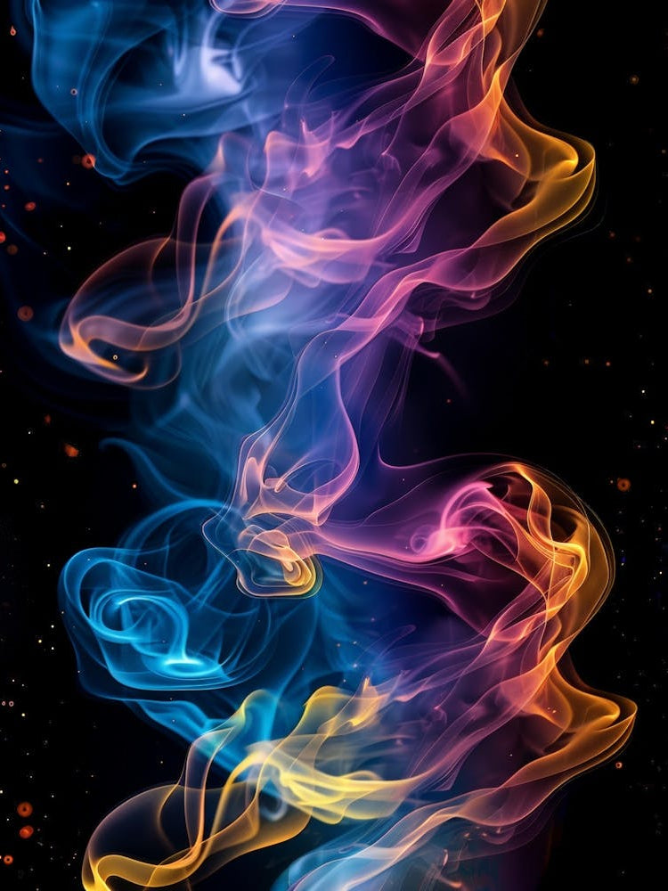 Abstract Smoke Background