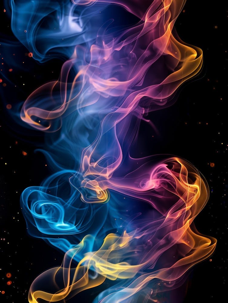 Abstract Smoke Background