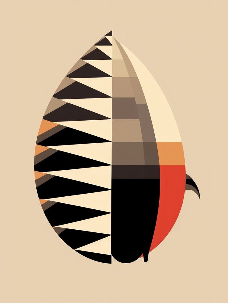 Gürteltier Minimalistisch Abstrakt 4