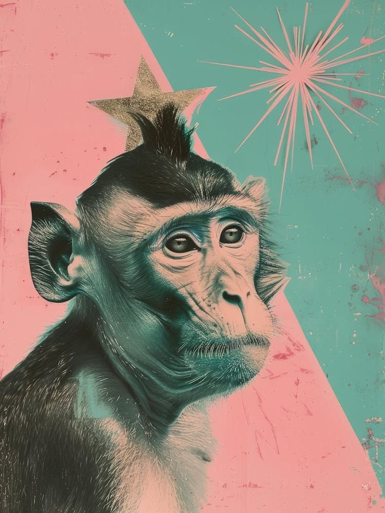 Monkey With Star