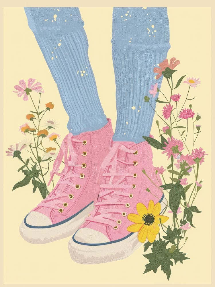 Spring Flowers And Sneakers 5